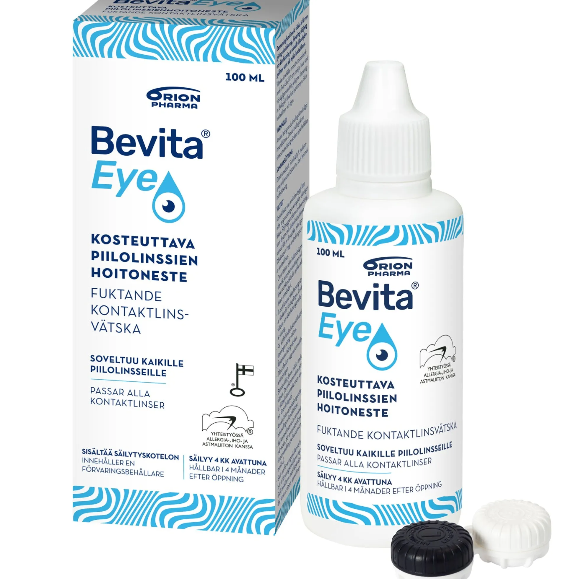 Bevita Eye Kosteuttava Piilolinssien hoitoneste 100 ml