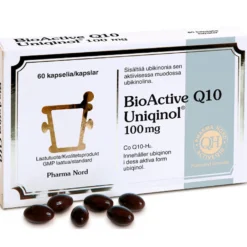 BioActive Q10 Uniqinol 100 mg -eri kokoja