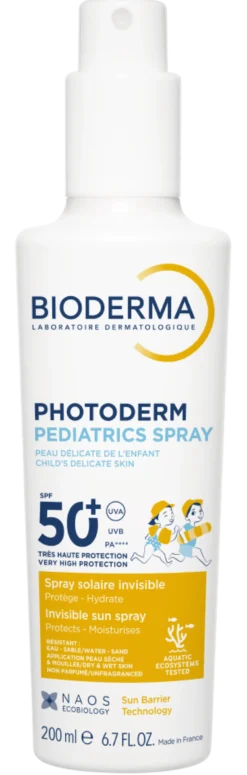 Bioderma Photoderm Pediatrics Spray SPF50+ aurinkosuojasuihke lapsille 200 ml