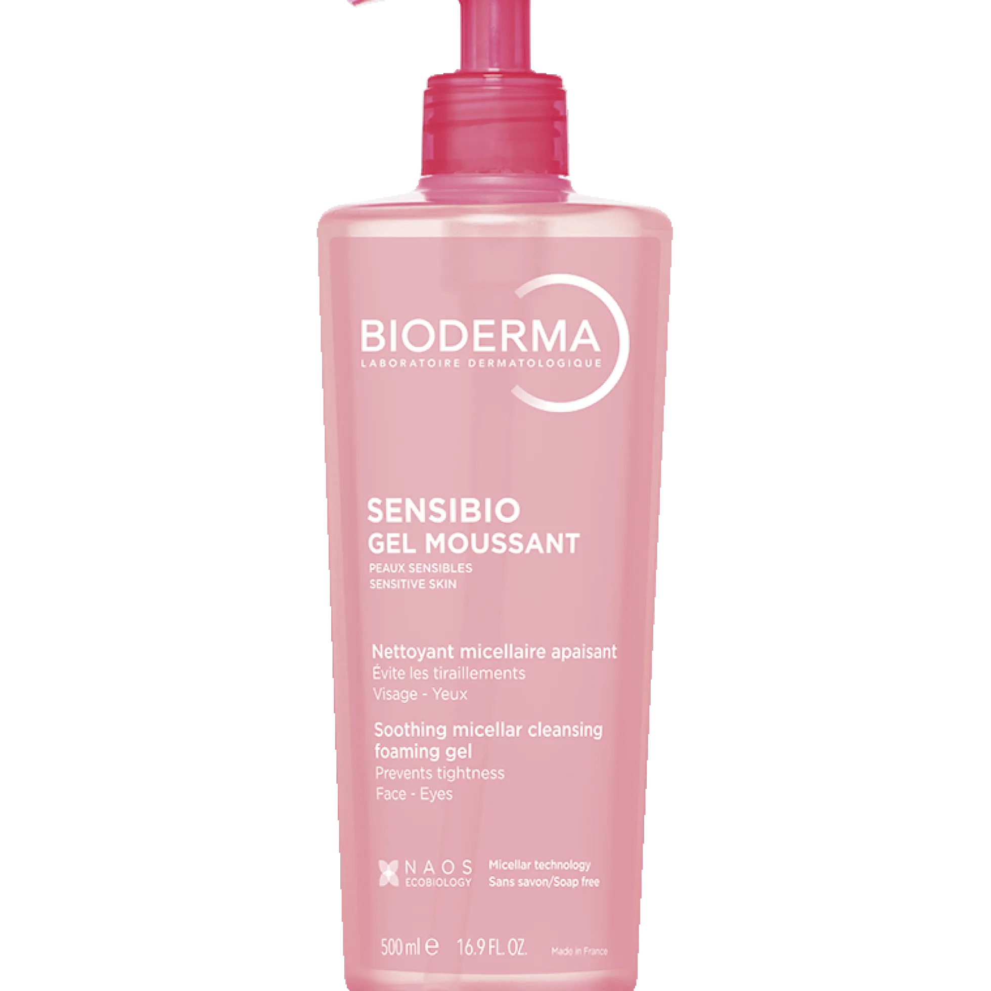 Bioderma Sensibio Soothing Micellar Gel Moussant 500 ml
