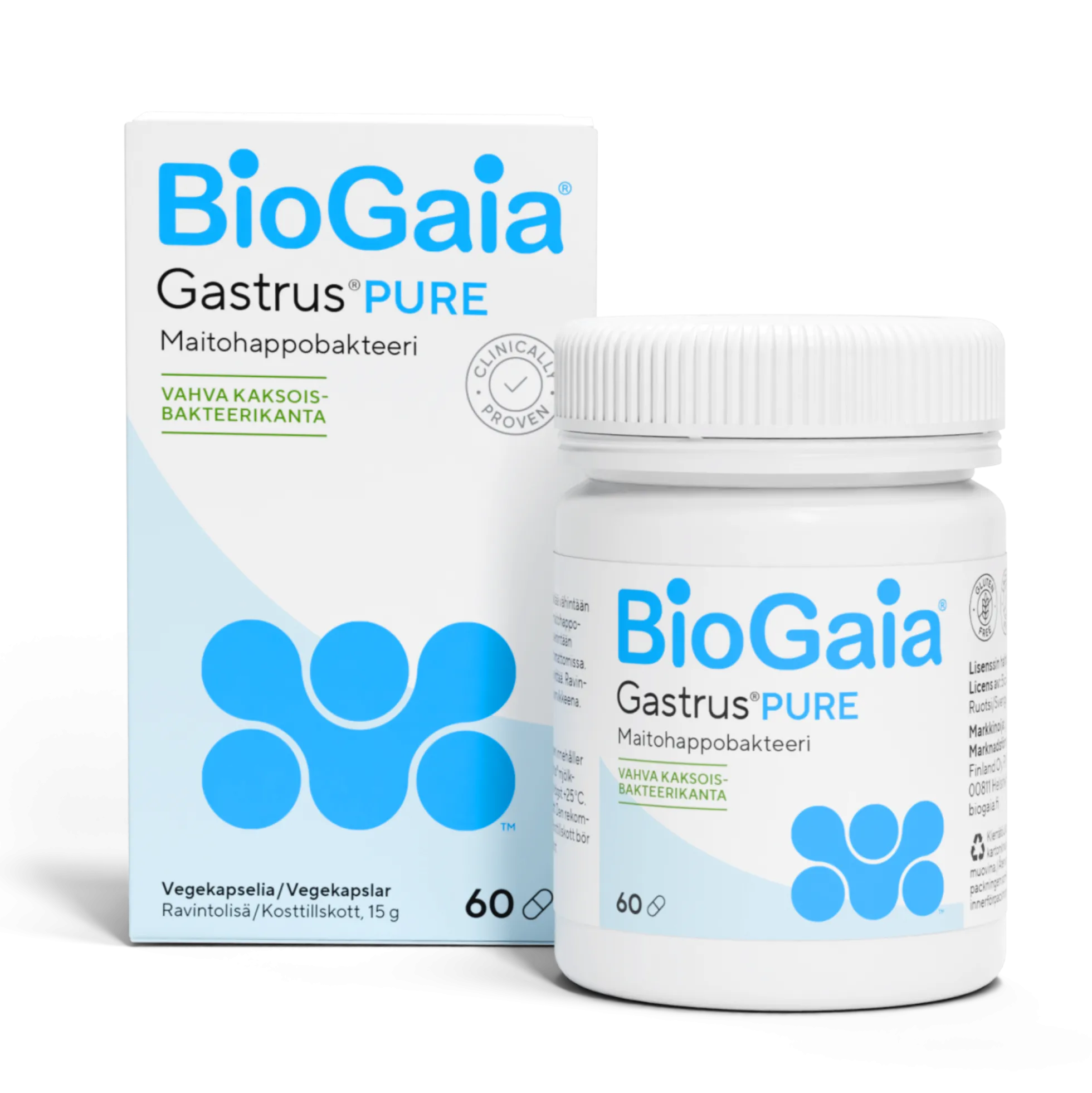 BioGaia Gastrus PURE 60 kaps