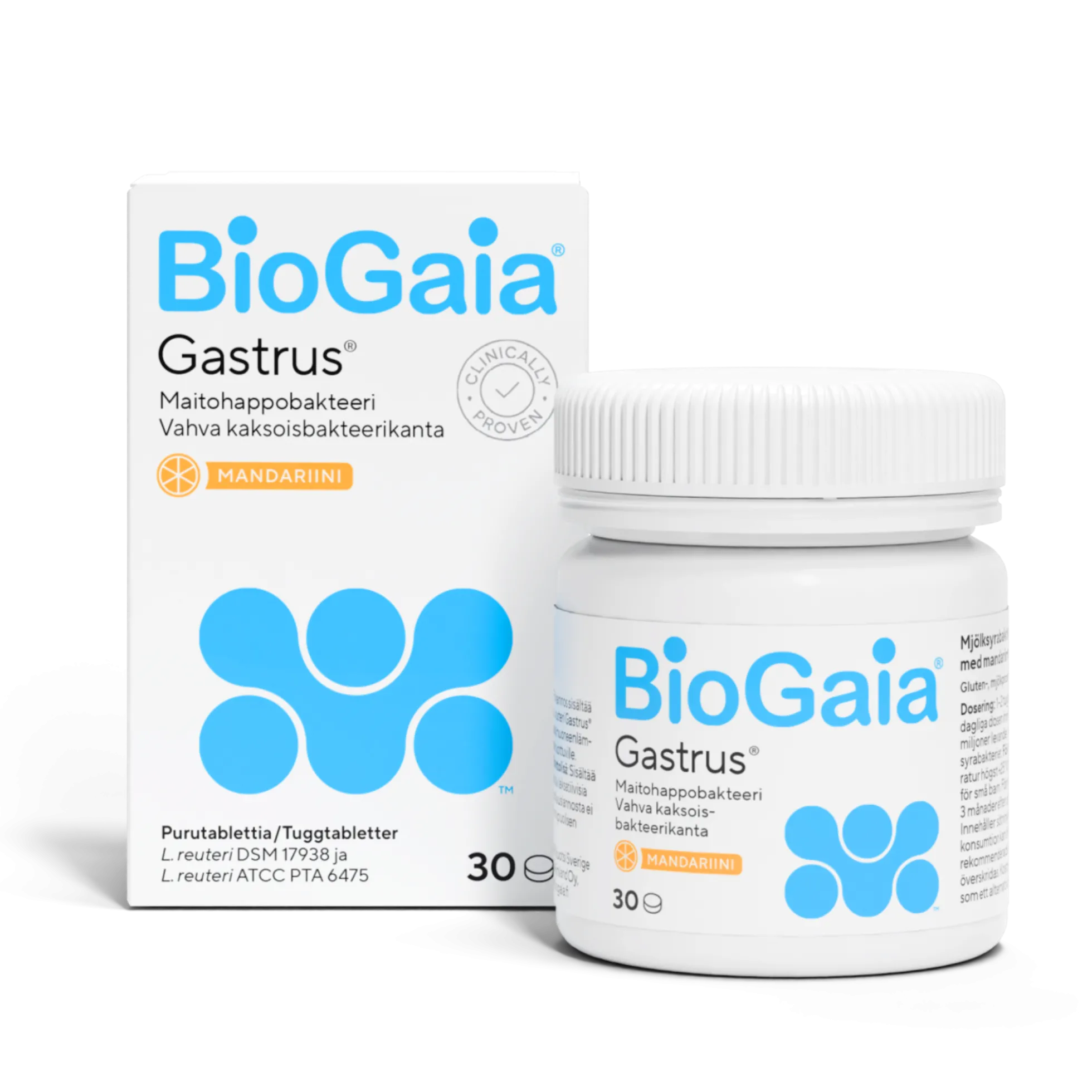 BioGaia Gastrus vahva 30 purutablettia