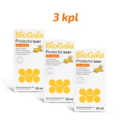 BioGaia Protectis BABY+D3 säästöpakkaus 3 x 10 ml maitohappobakteeri vauvalle