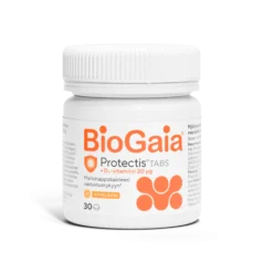 BioGaia Protectis Tabs +D3 appelsiini vastustuskykyyn 30 tabl