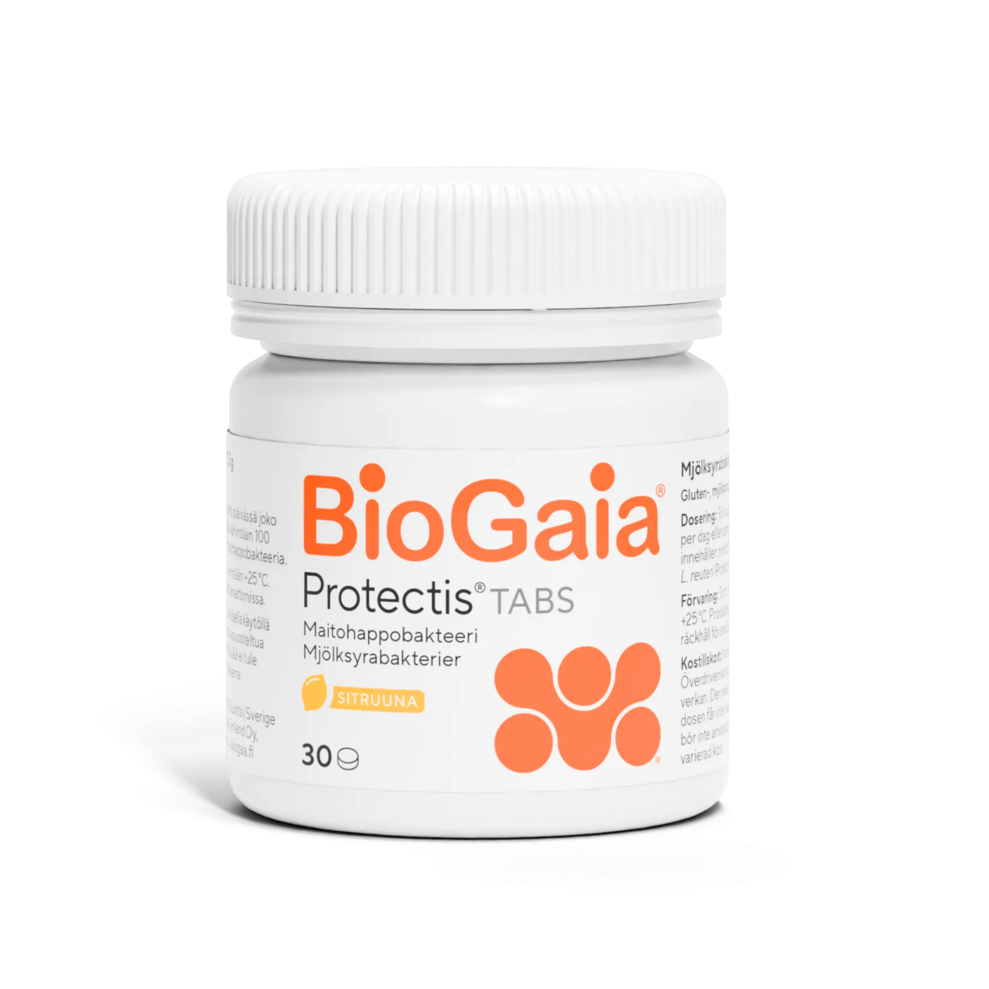 BioGaia Protectis Tabs Sitruuna maitohappobakteeri 30 tabl