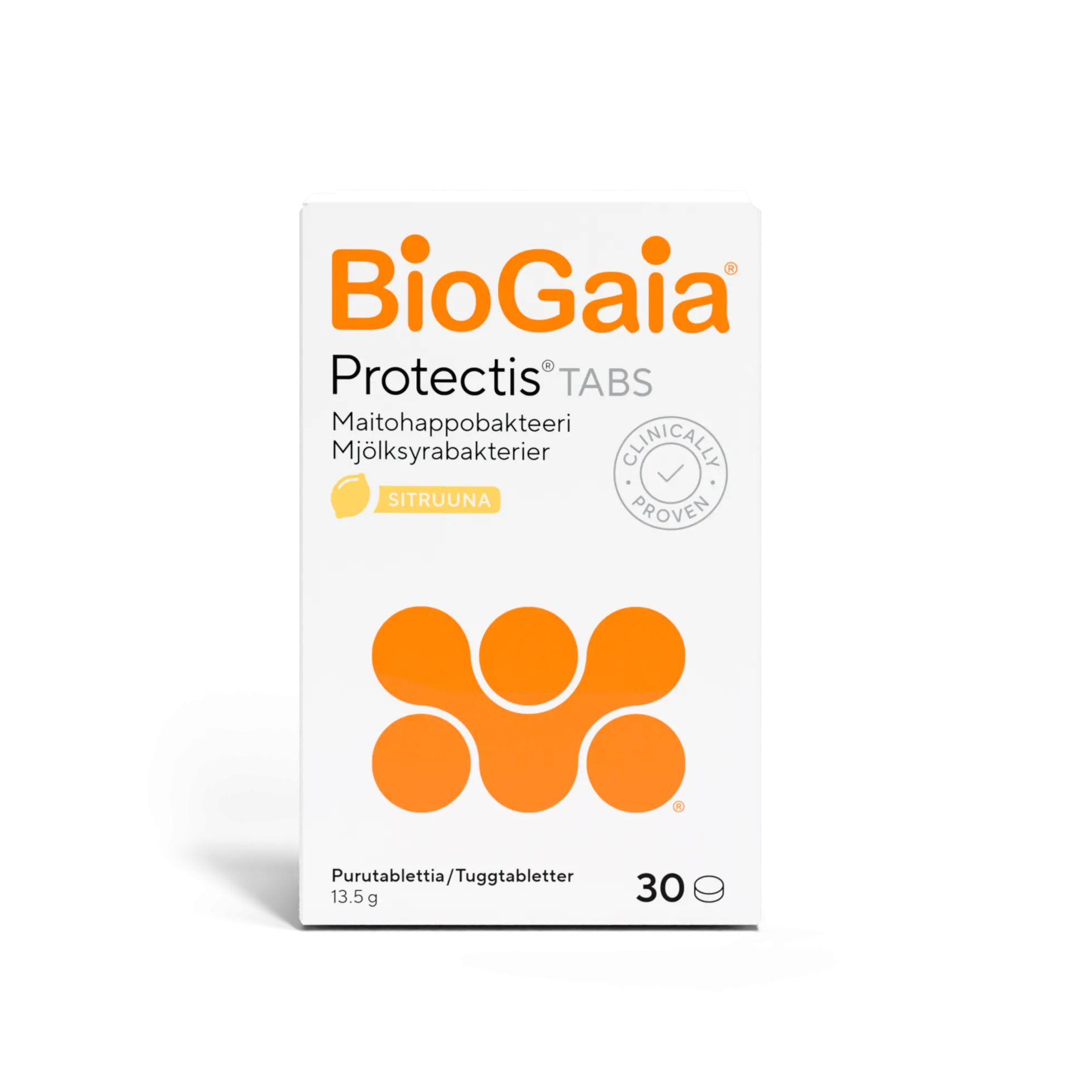 BioGaia Protectis Tabs Sitruuna maitohappobakteeri 30 tabl