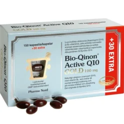 Bio-Qinon Active Q10 GOLD 100 mg - ERIKOISPAKKAUS 180 kaps.