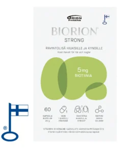 Biorion Strong 5 mg 60 kaps ravintolisä kynsille ja hiuksille