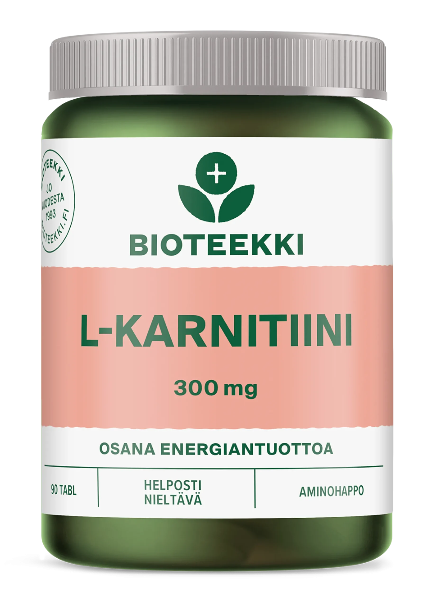 Bioteekki L-Karnitiini tabletti 90 kpl