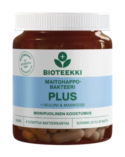 Bioteekki Maitohappobakteeri Plus kapseli 30 kpl
