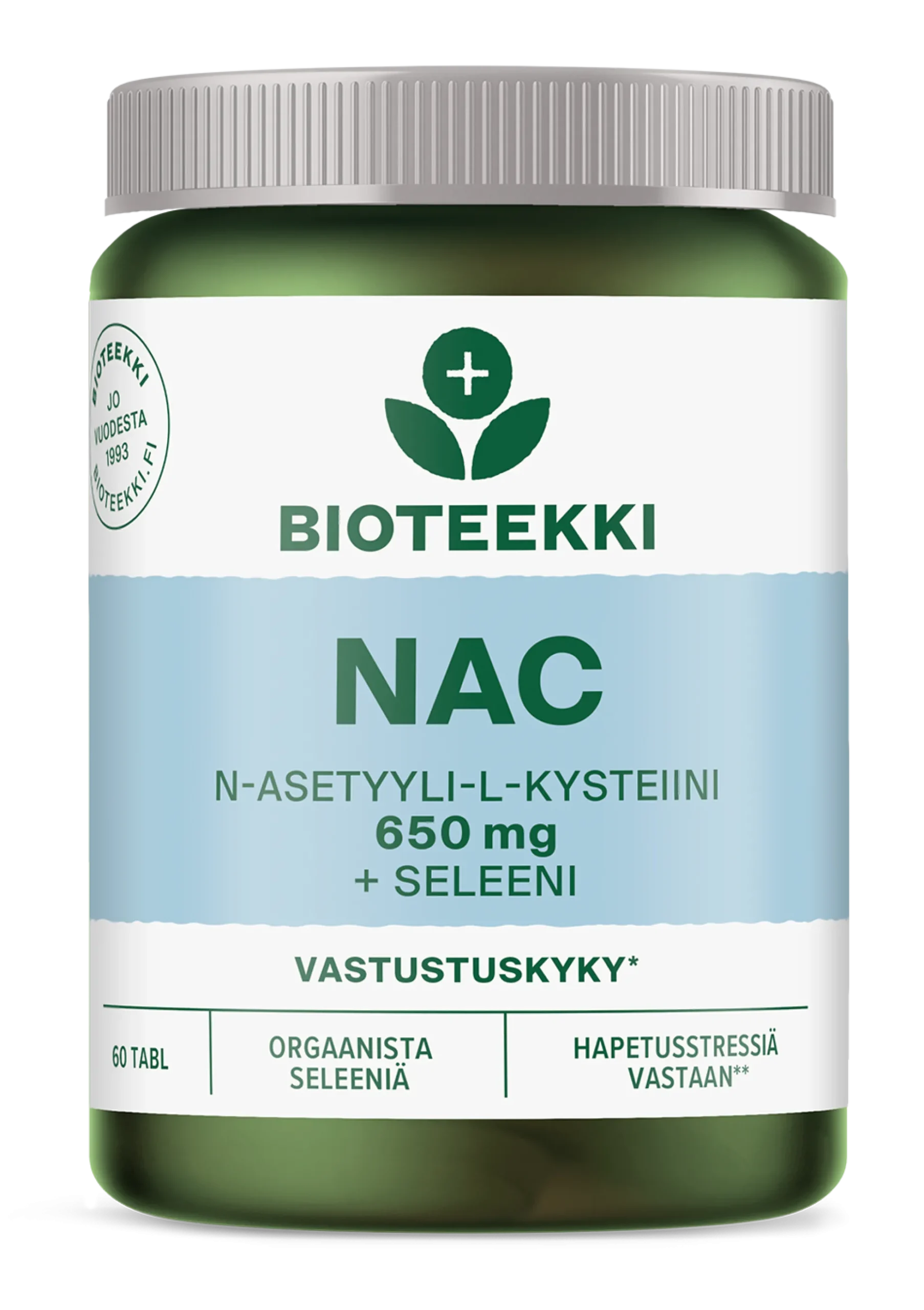 Bioteekki NAC + Seleeni tabletti 60 kpl