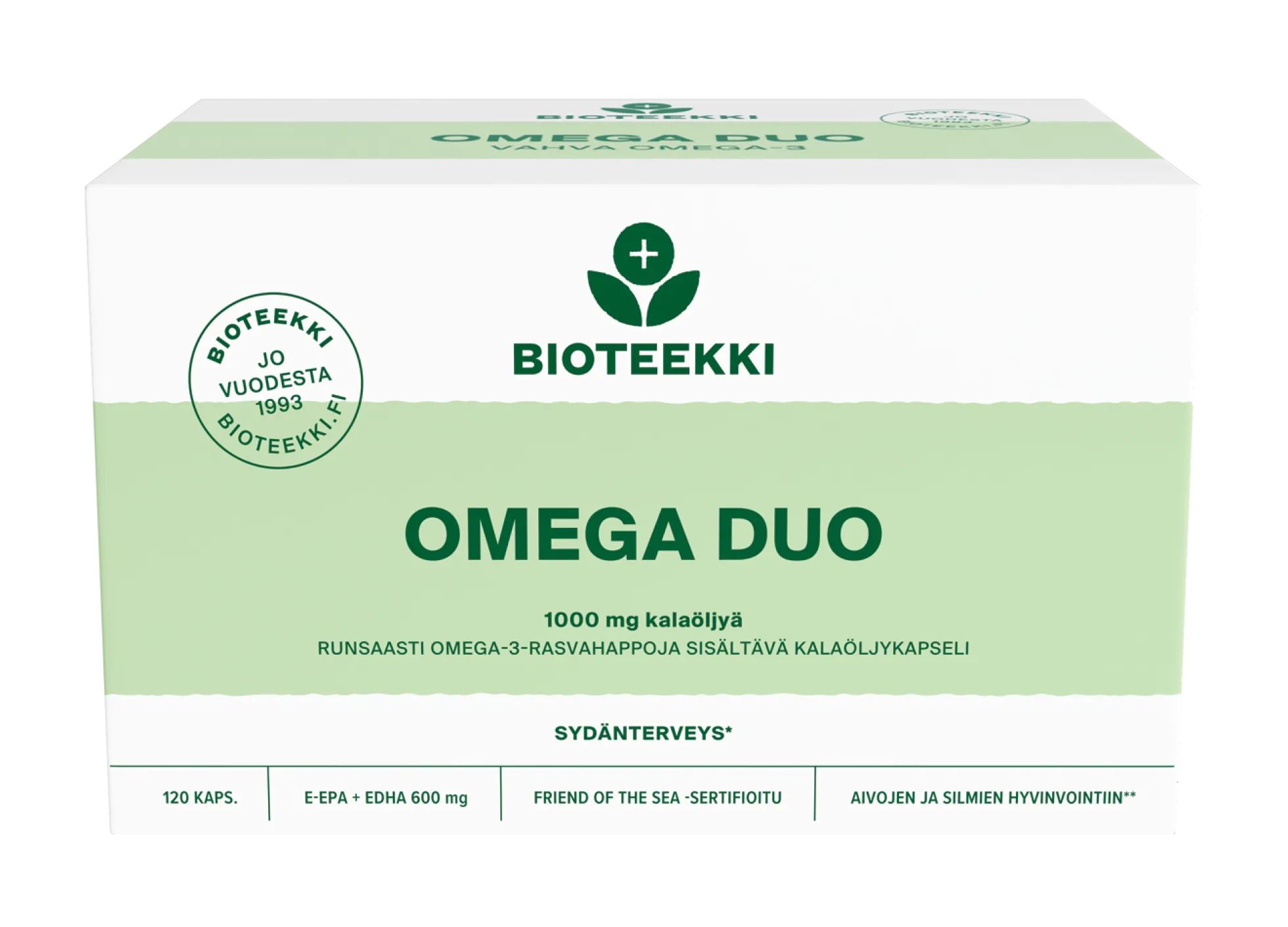 Bioteekki Omega Duo kapseli 120 kpl