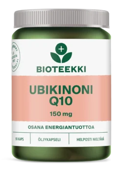 Bioteekki Ubikinoni Q10 kapseli 90 kpl