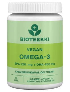 Bioteekki Vegan Omega-3 60 kaps