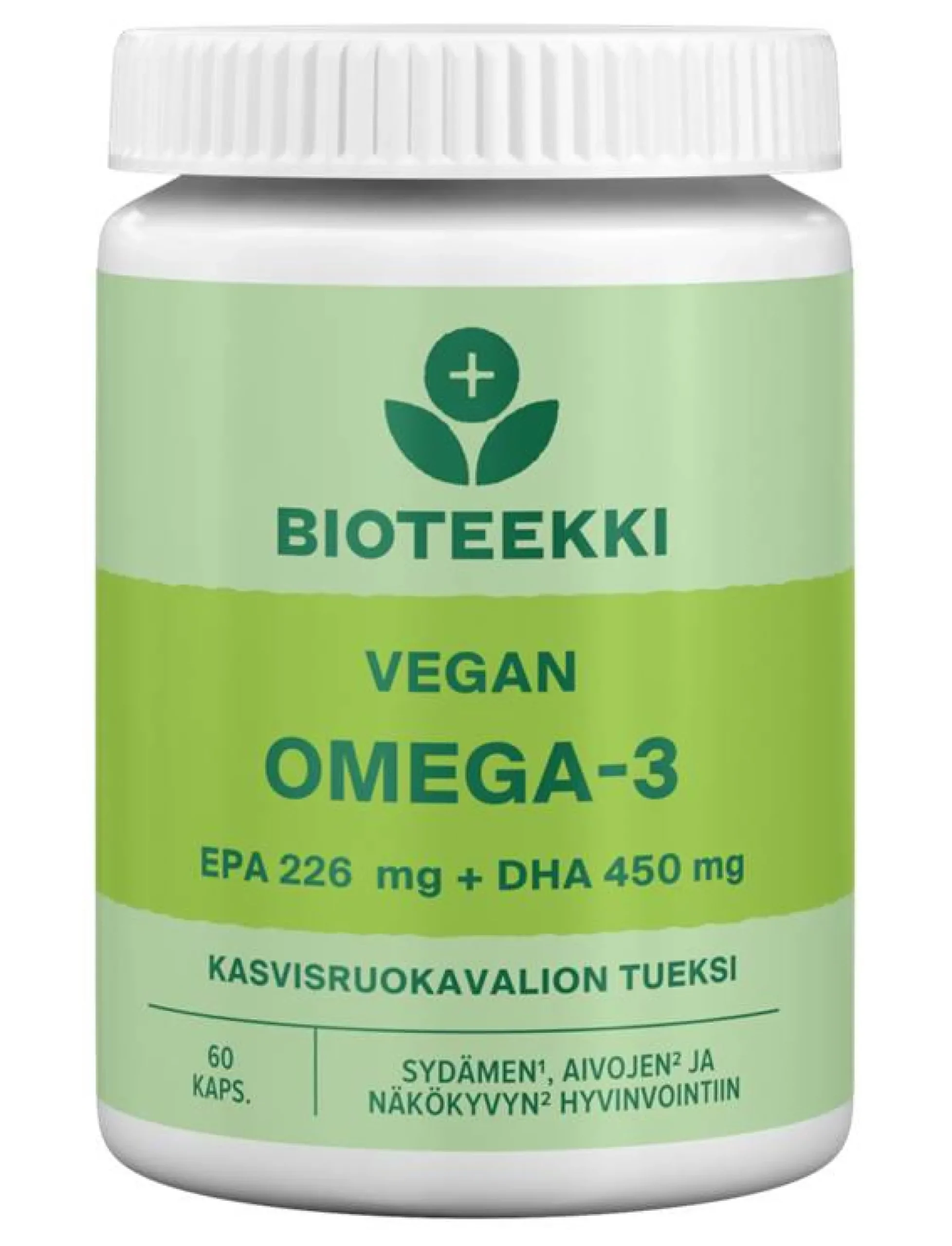 Bioteekki Vegan Omega-3 60 kaps