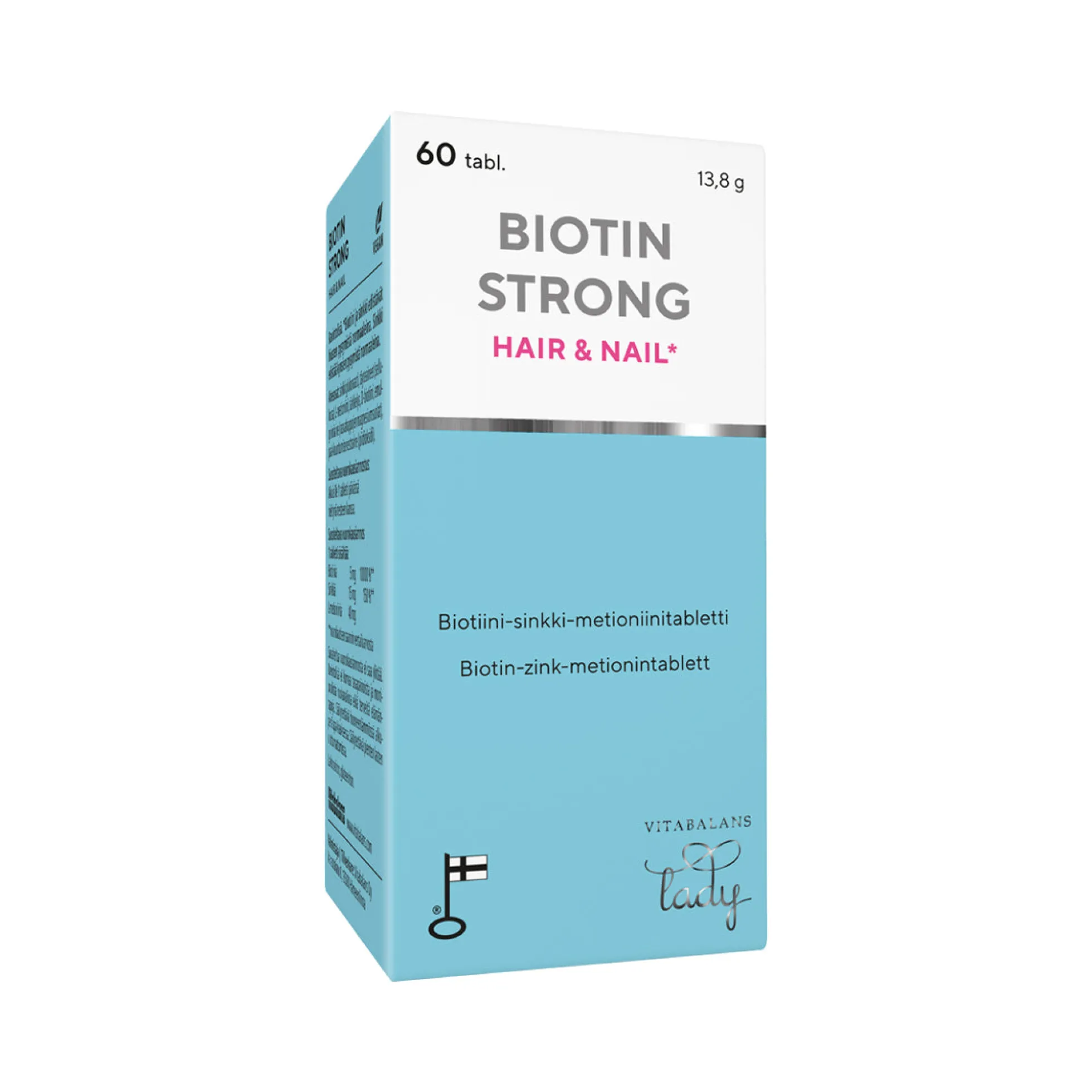 Biotin Strong Hair & Nail 60 tablettia