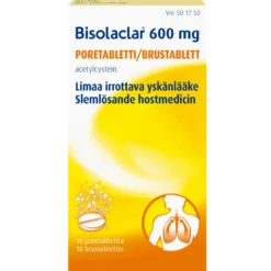 Bisolaclar 600 mg -poretabletti