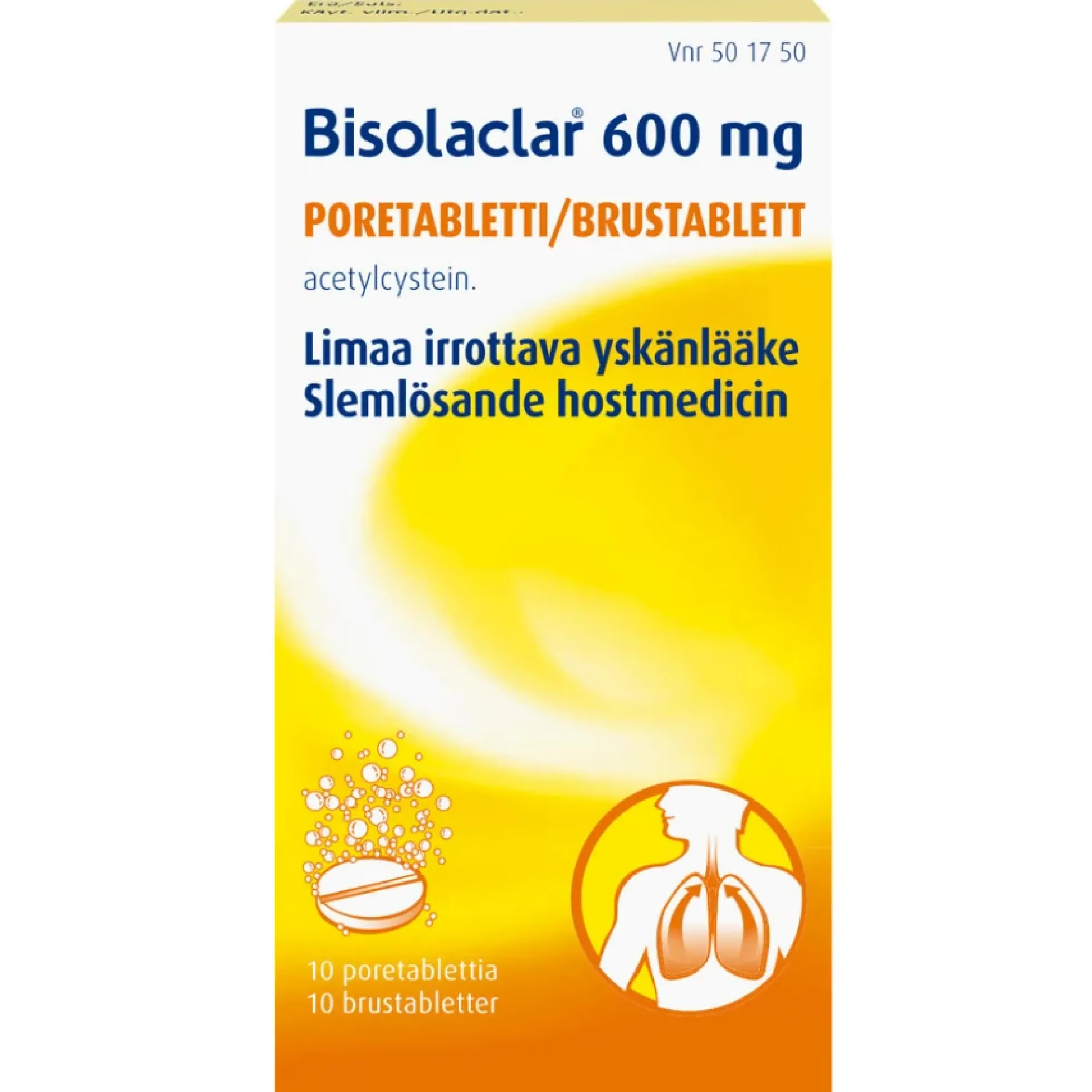 Bisolaclar 600 mg -poretabletti
