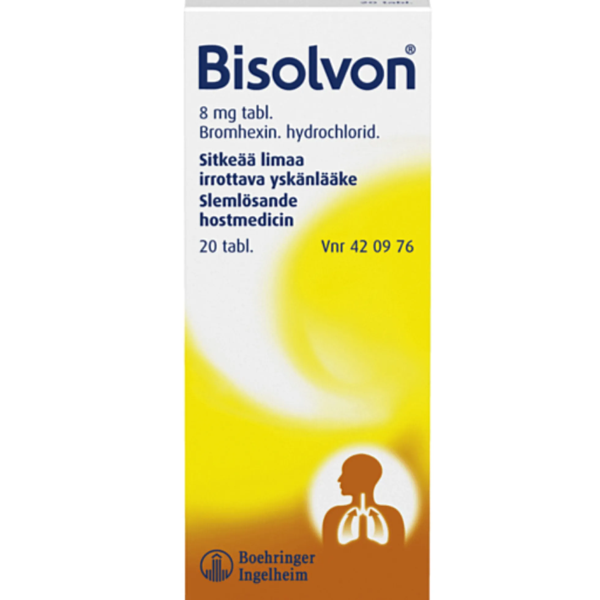 Bisolvon 8 mg -tabletti