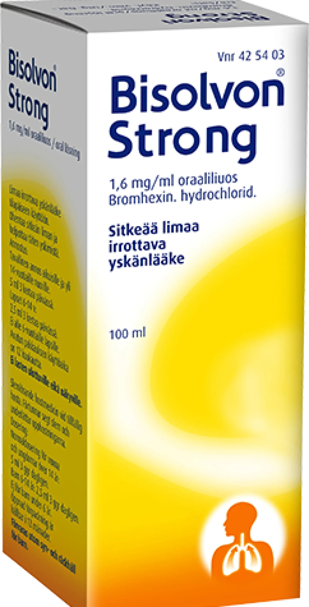 Bisolvon Strong 1,6 mg/ml oraaliliuos