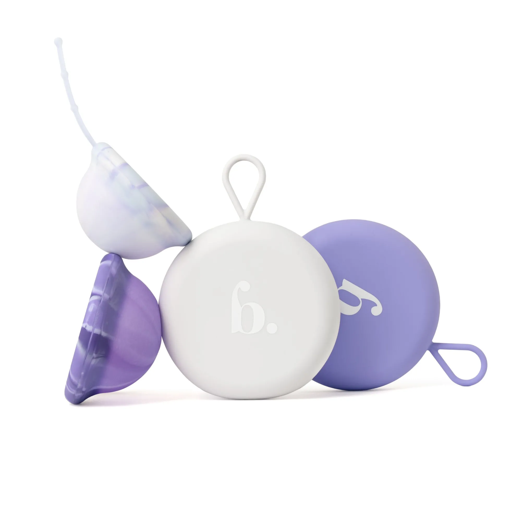Bodyotics Comfydisc Kuukautislevyt narulla S & L - Violetti