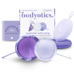 Bodyotics Comfydisc Kuukautislevyt narulla S & L - Violetti