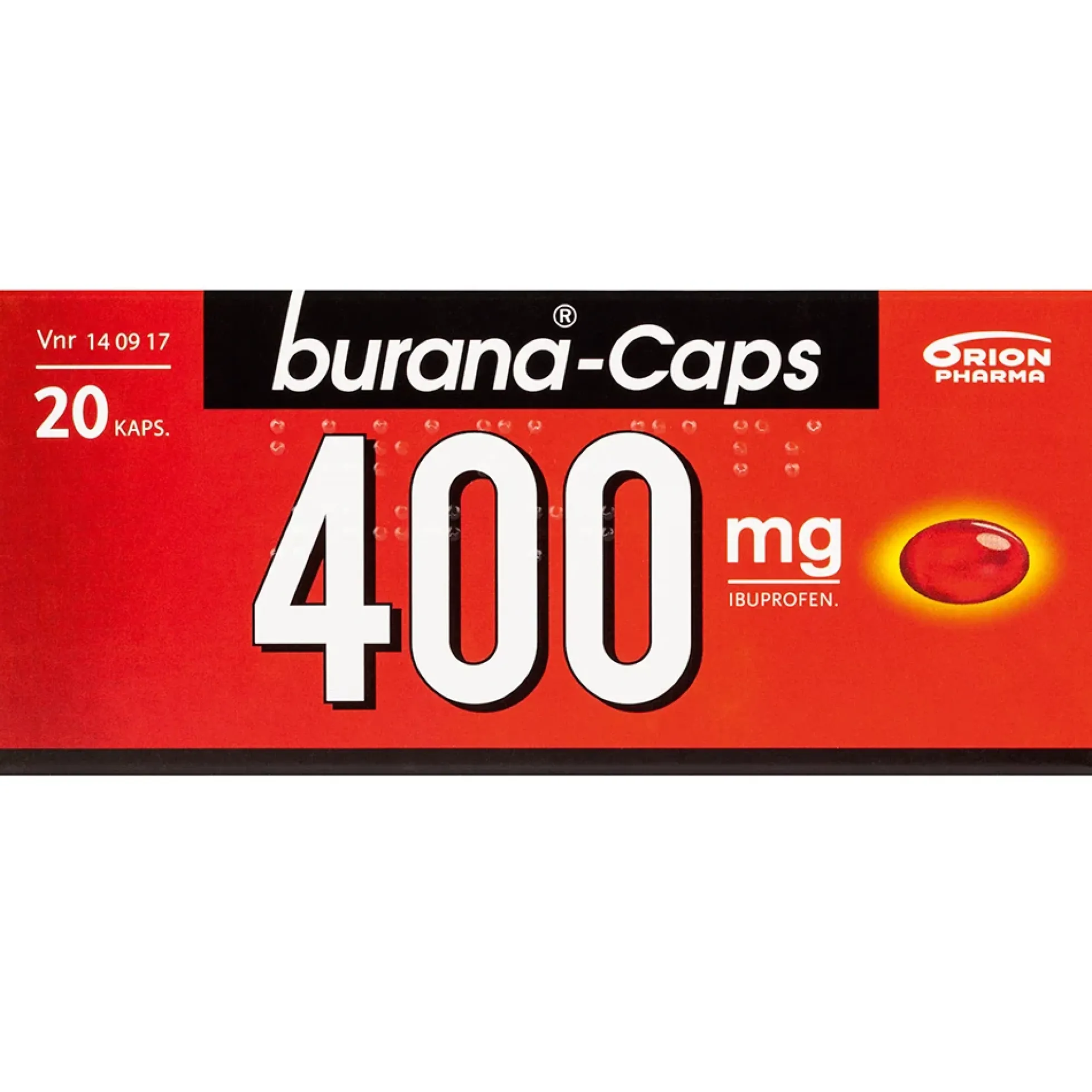 Burana-Caps 400 mg -nestekapseli