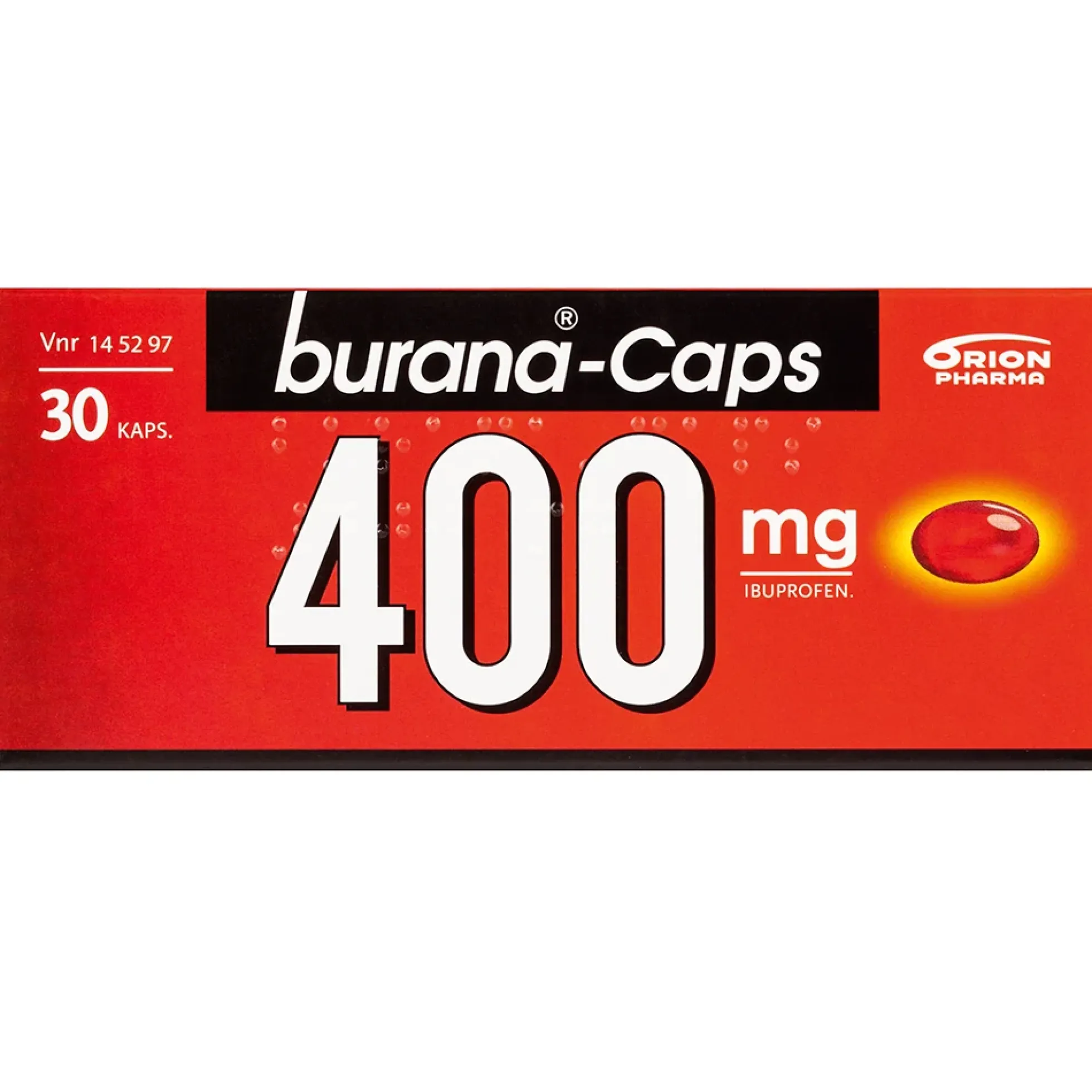 Burana-Caps 400 mg -nestekapseli