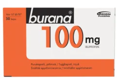 Burana 100 mg 30 purukapselia