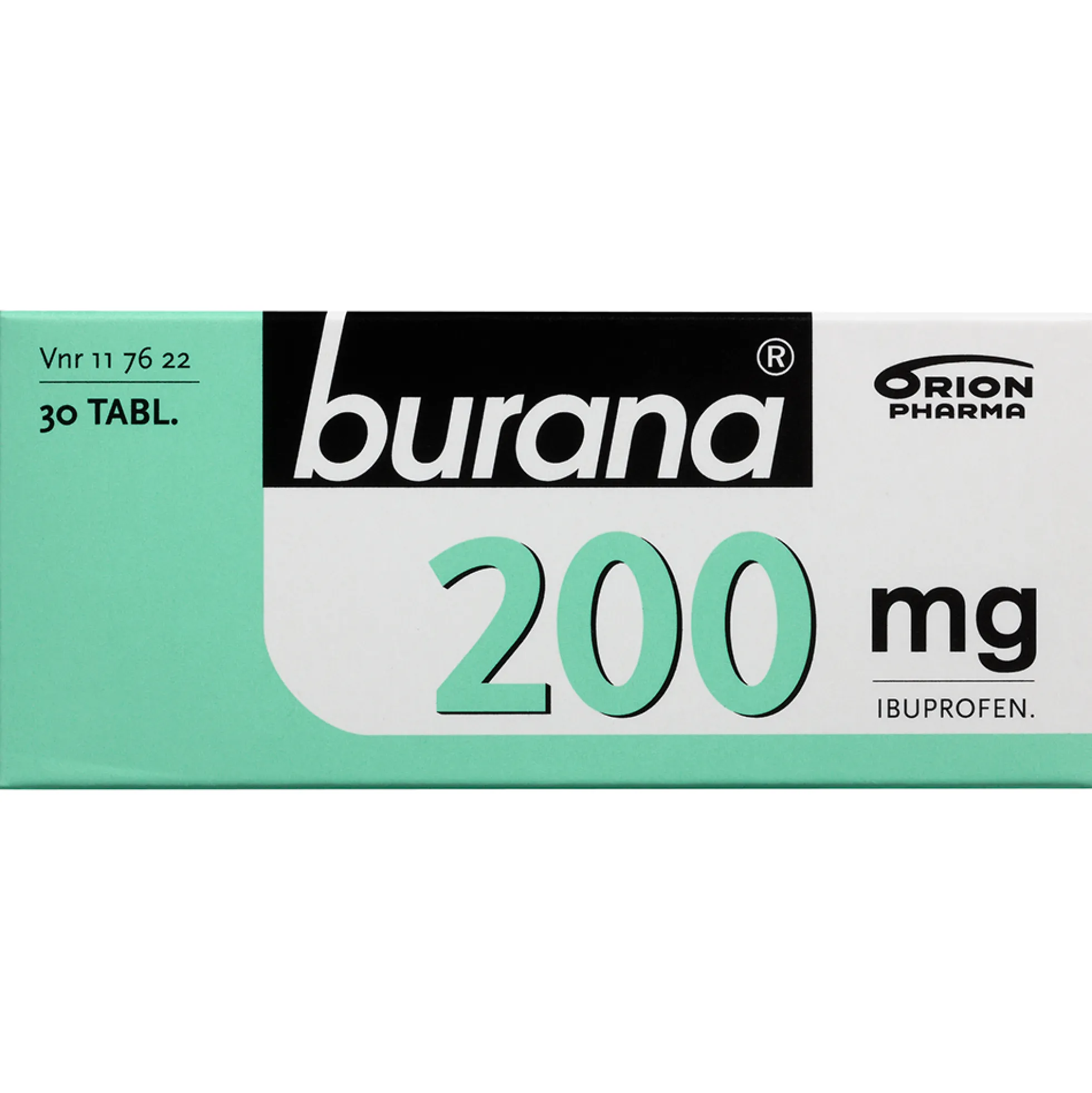 Burana 200 mg -tabletti -eri kokoja