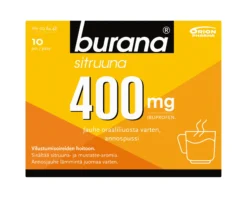 Burana sitruuna 400 mg jauhe - eri kokoja