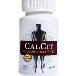 CalCit Kalsiumsitraatti + D3-Vitamiini 500 mg / 15 mikrog