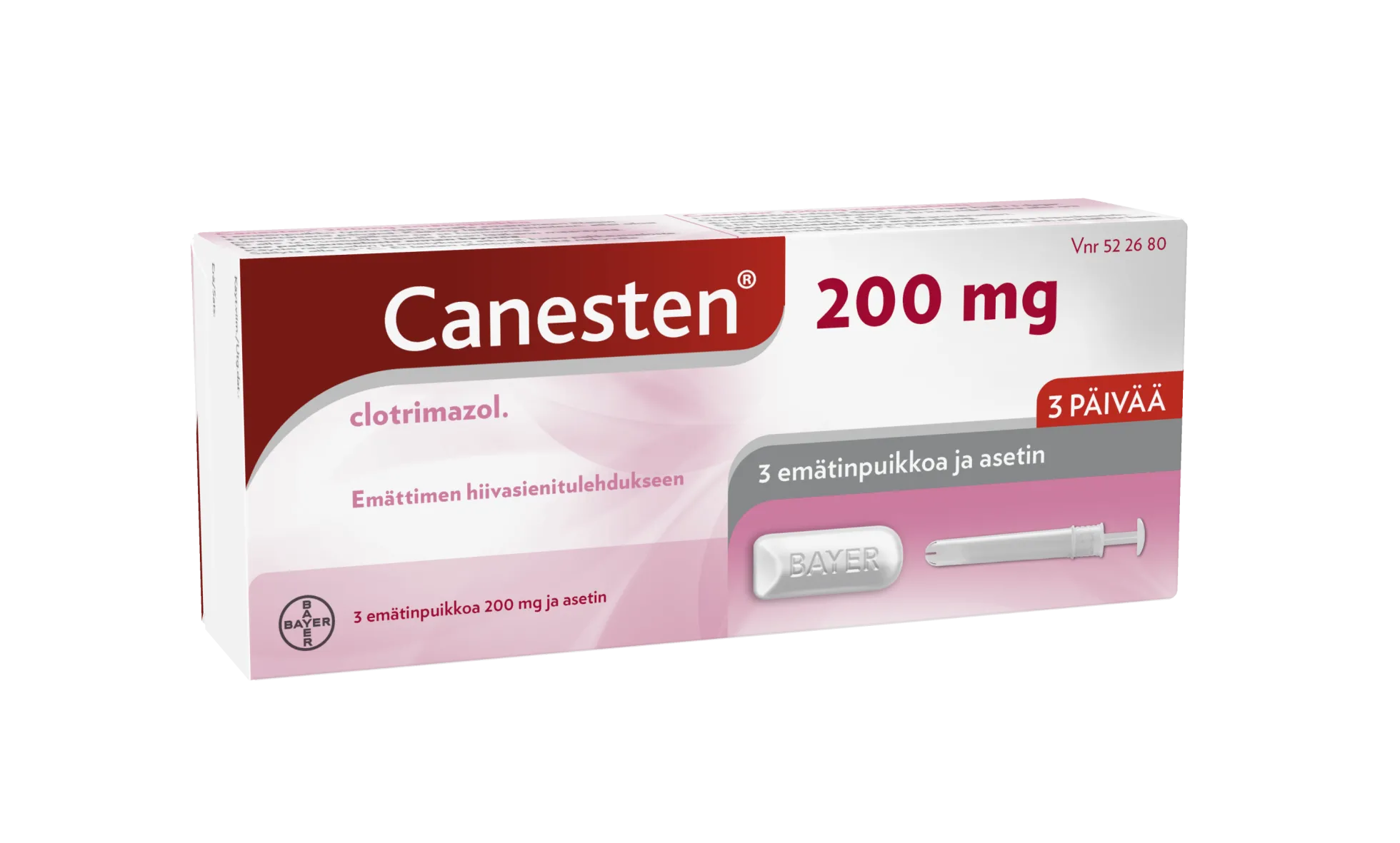 Canesten 200 mg -emätinpuikko