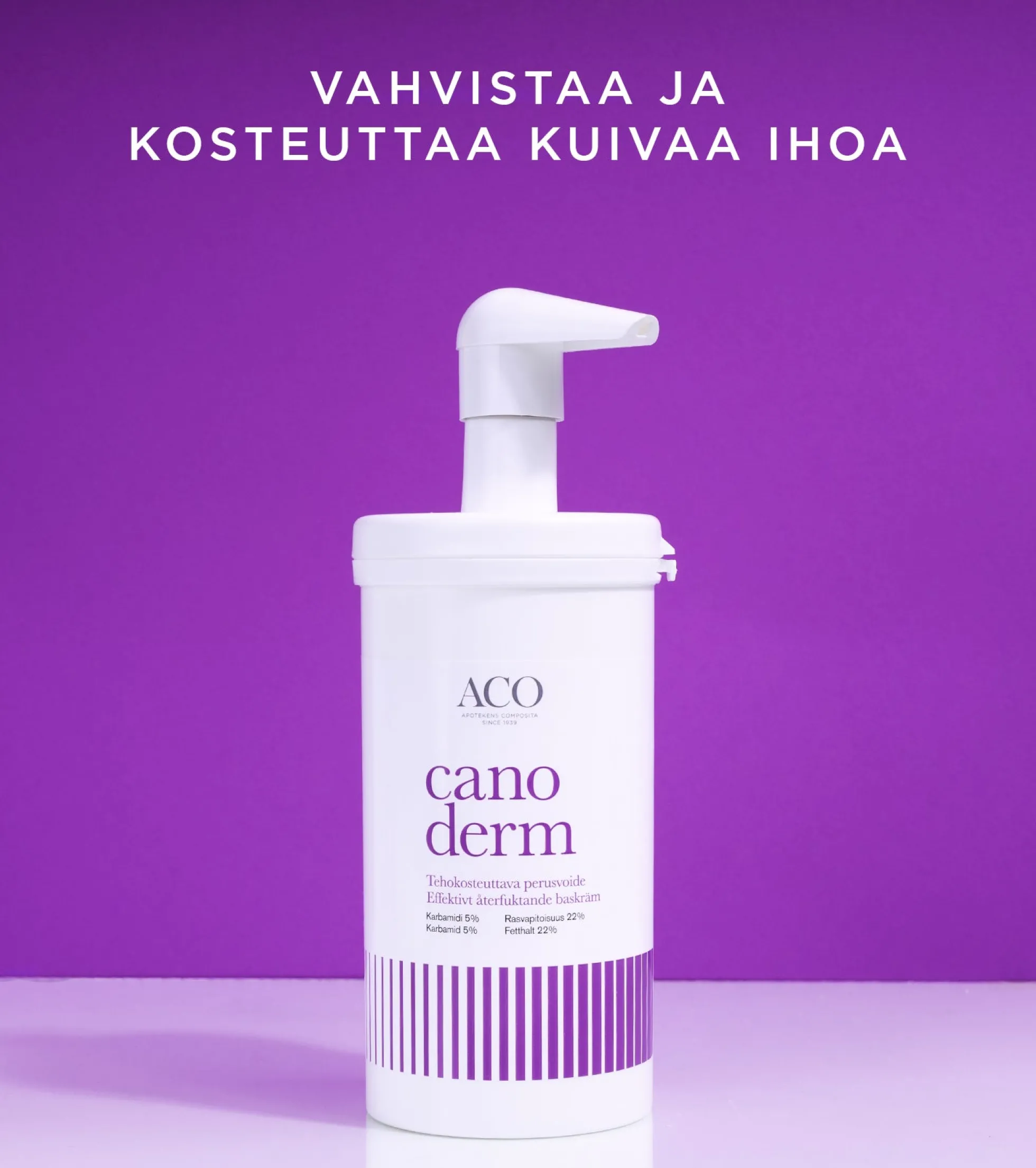 Canoderm 5% emulsiovoide - tehokosteuttava perusvoide 500 g