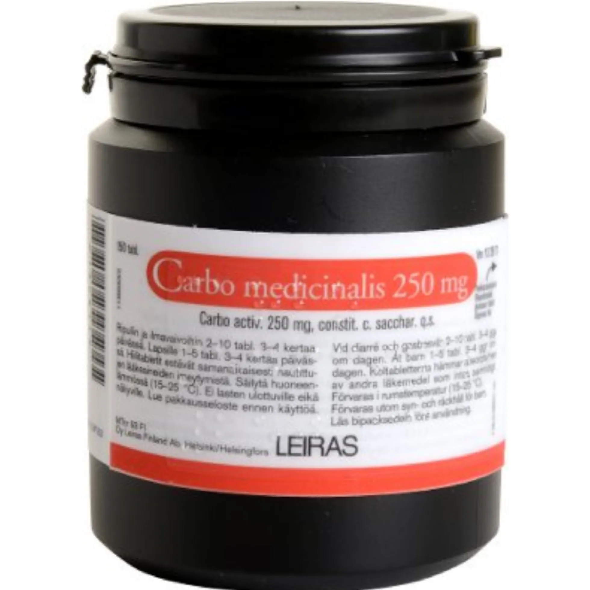 Carbo Medicinalis 250 mg tabletti