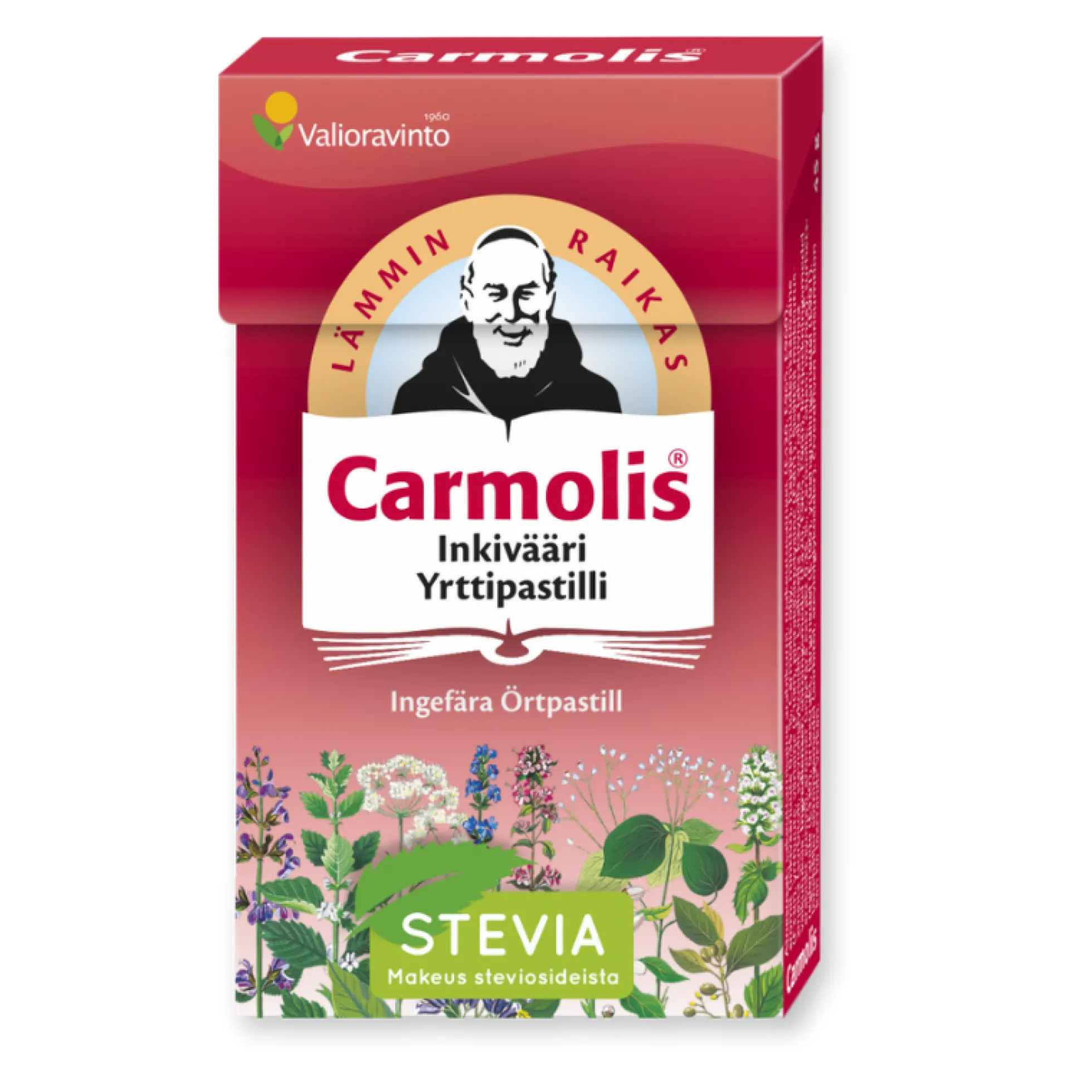 Carmolis Inkivääri Yrttipastilli