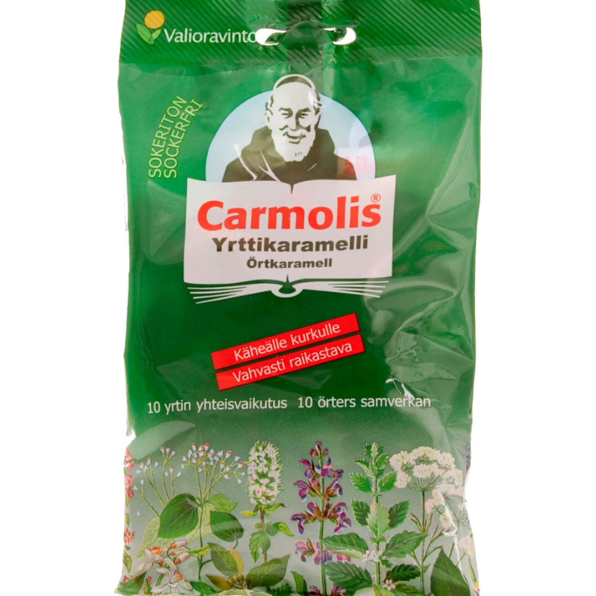 Carmolis yrttikaramelli sokeroimaton