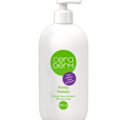 Ceraderm Ihoöljy -eri kokoja
