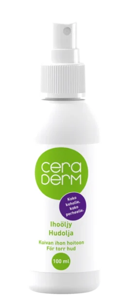 Ceraderm Ihoöljy -eri kokoja
