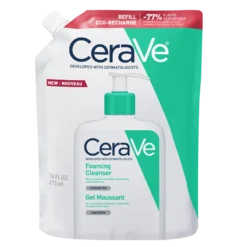 Cerave Foaming Cleanser täyttöpakkaus vaahtoava puhdistustuote normaalille ja rasvoittuvalle iholle 473 ml