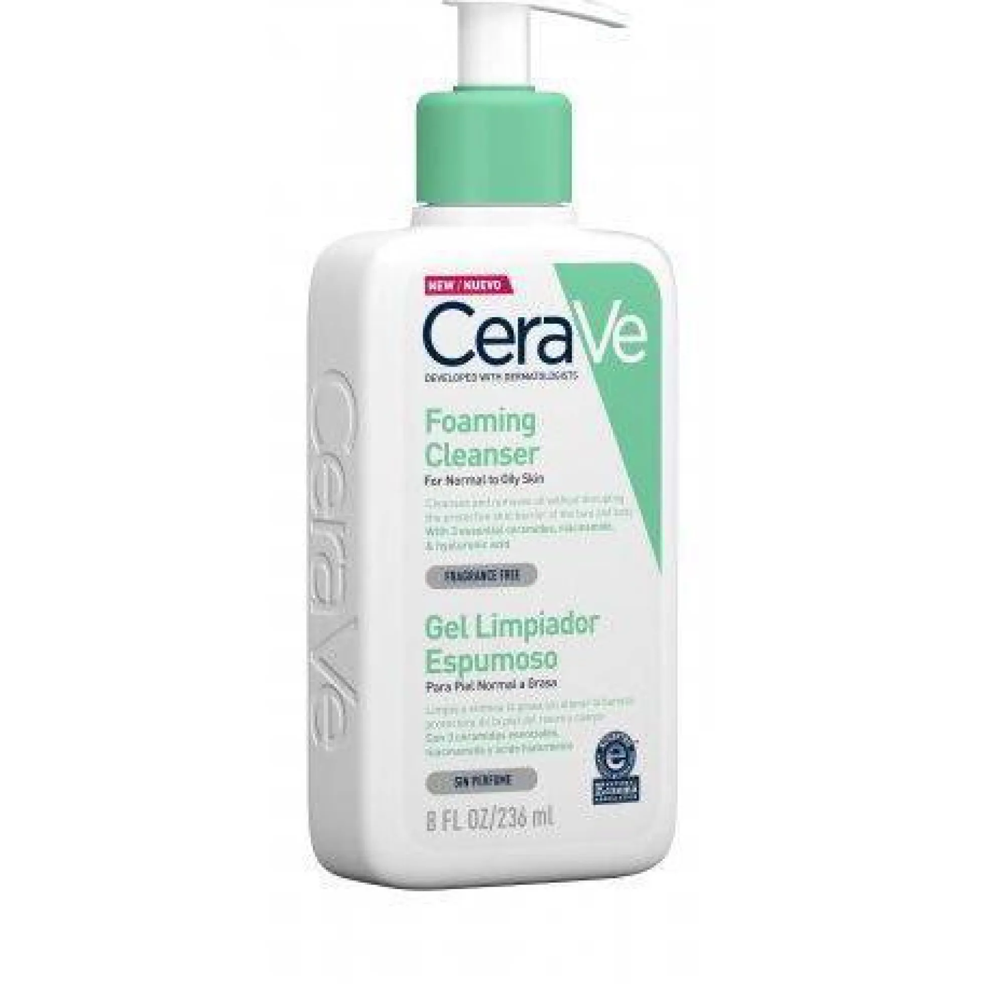 Cerave Foaming Cleanser - vaahtoava puhdistustuote normaalille ja rasvoittuvalle iholle 236 ml