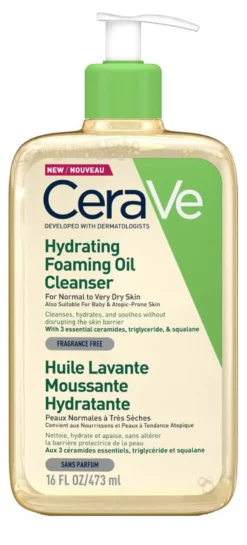 Cerave Hydrating Foaming Oil Cleanser vaahtoava puhdistusöljy 473 ml
