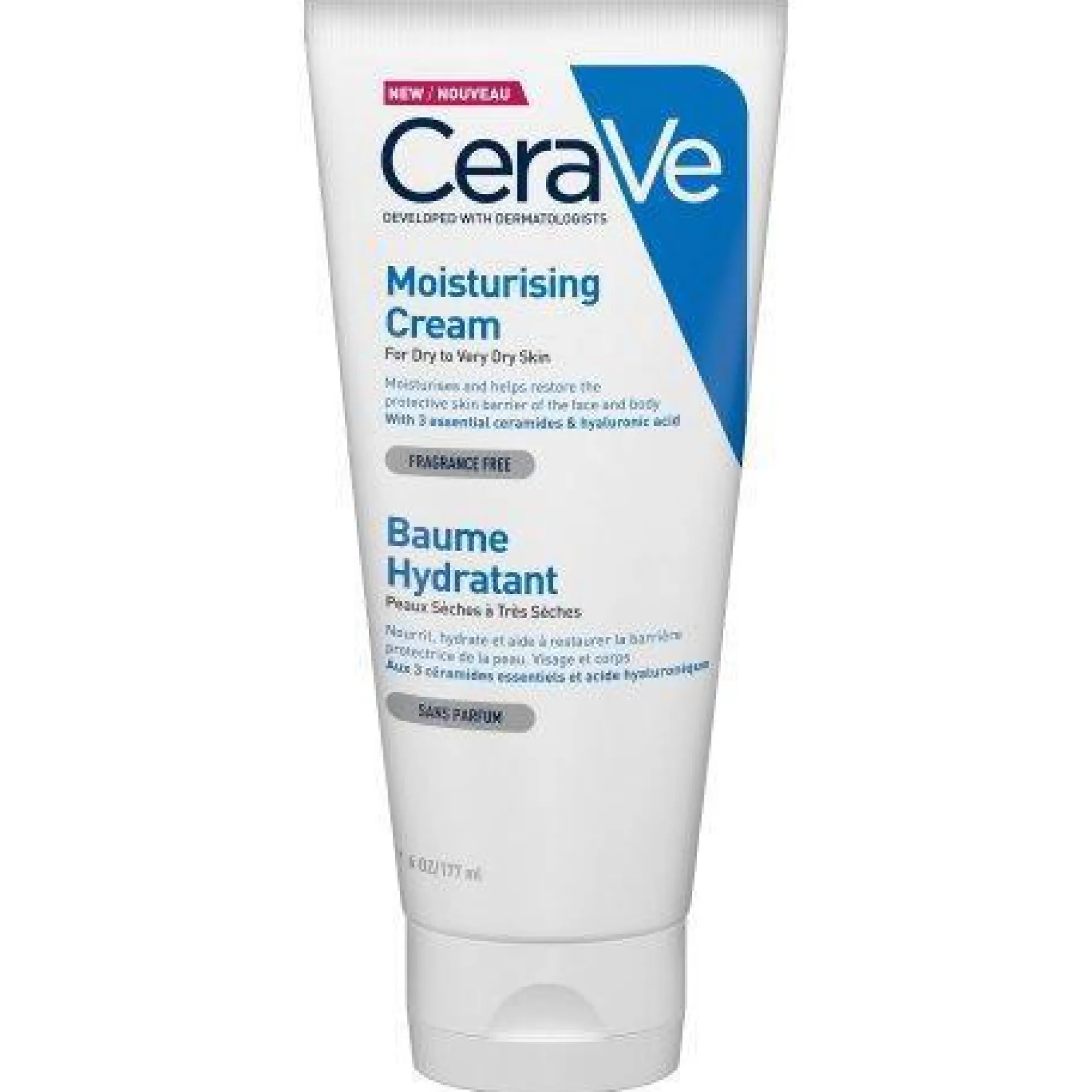 Cerave Moisturising Cream - kosteusvoide kuivalle ja erittäin kuivalle iholle 177 ml