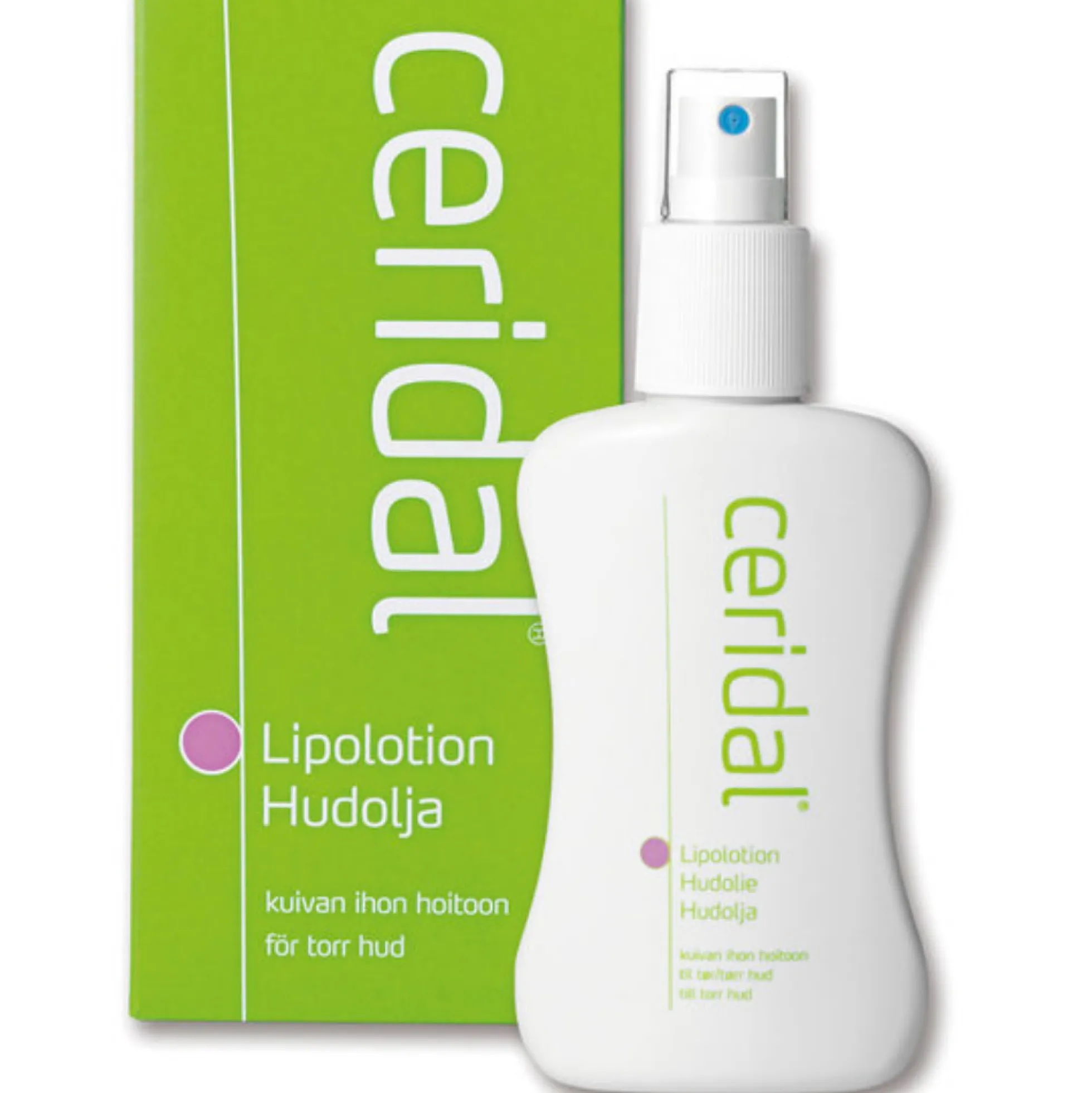 Ceridal Lipolotion ihoöljy spray 100 ml kuivalle iholle