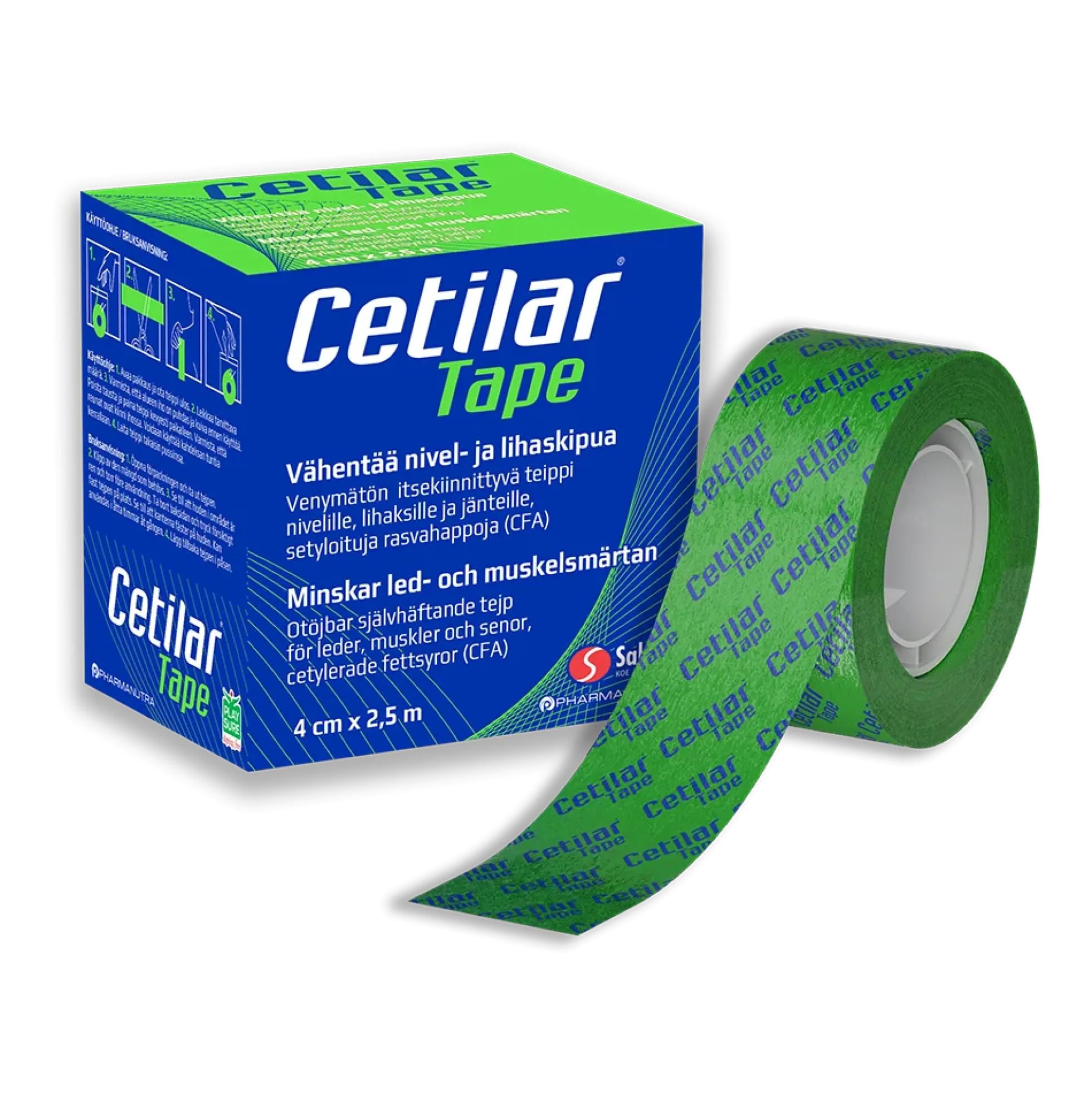 Cetilar kiputeippi 4cm x 2,5m