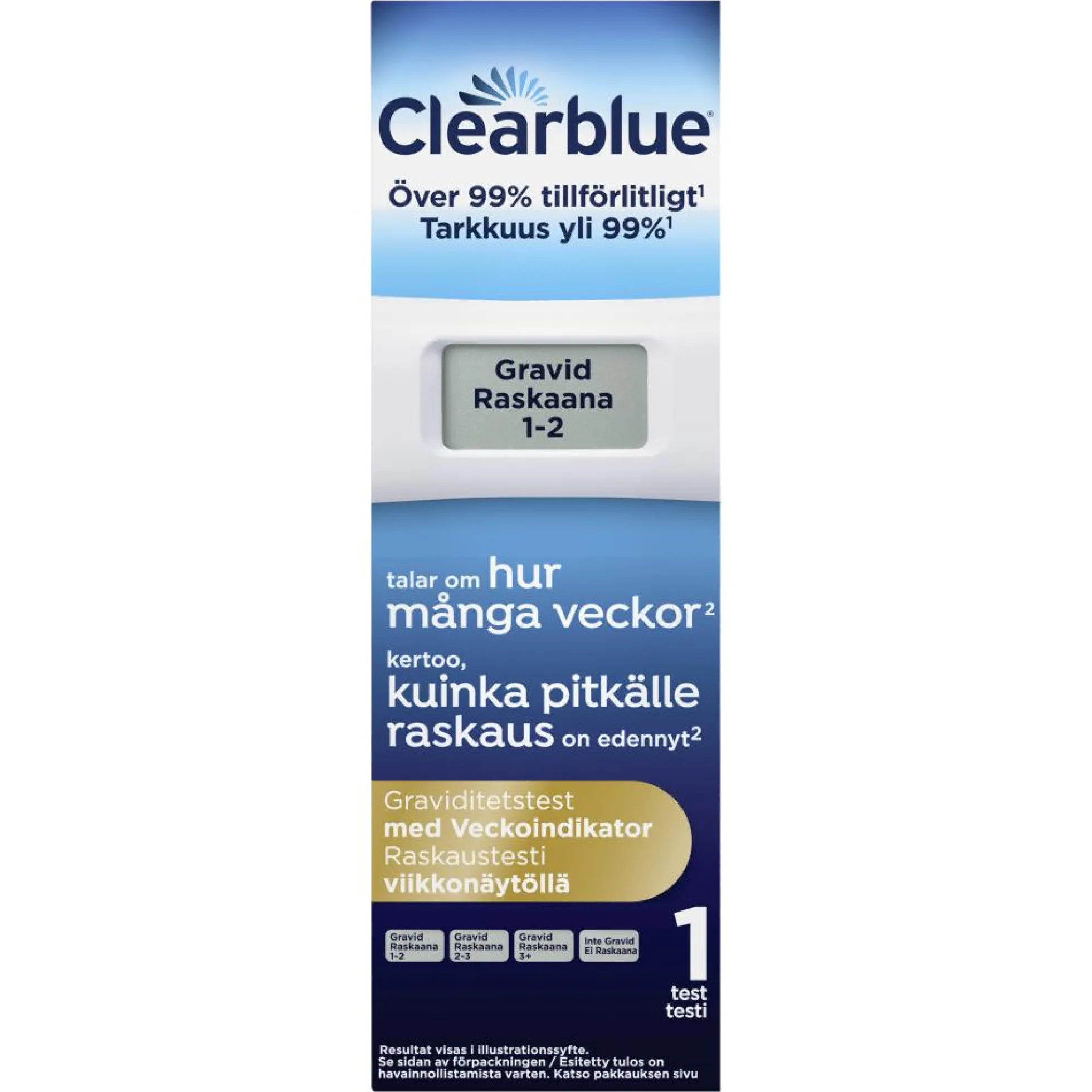 Clearblue Digitaalinen raskaustesti viikkonäytöllä