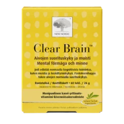 Clear Brain -aivojen suorituskyvylle ja muistille 60 tbl.