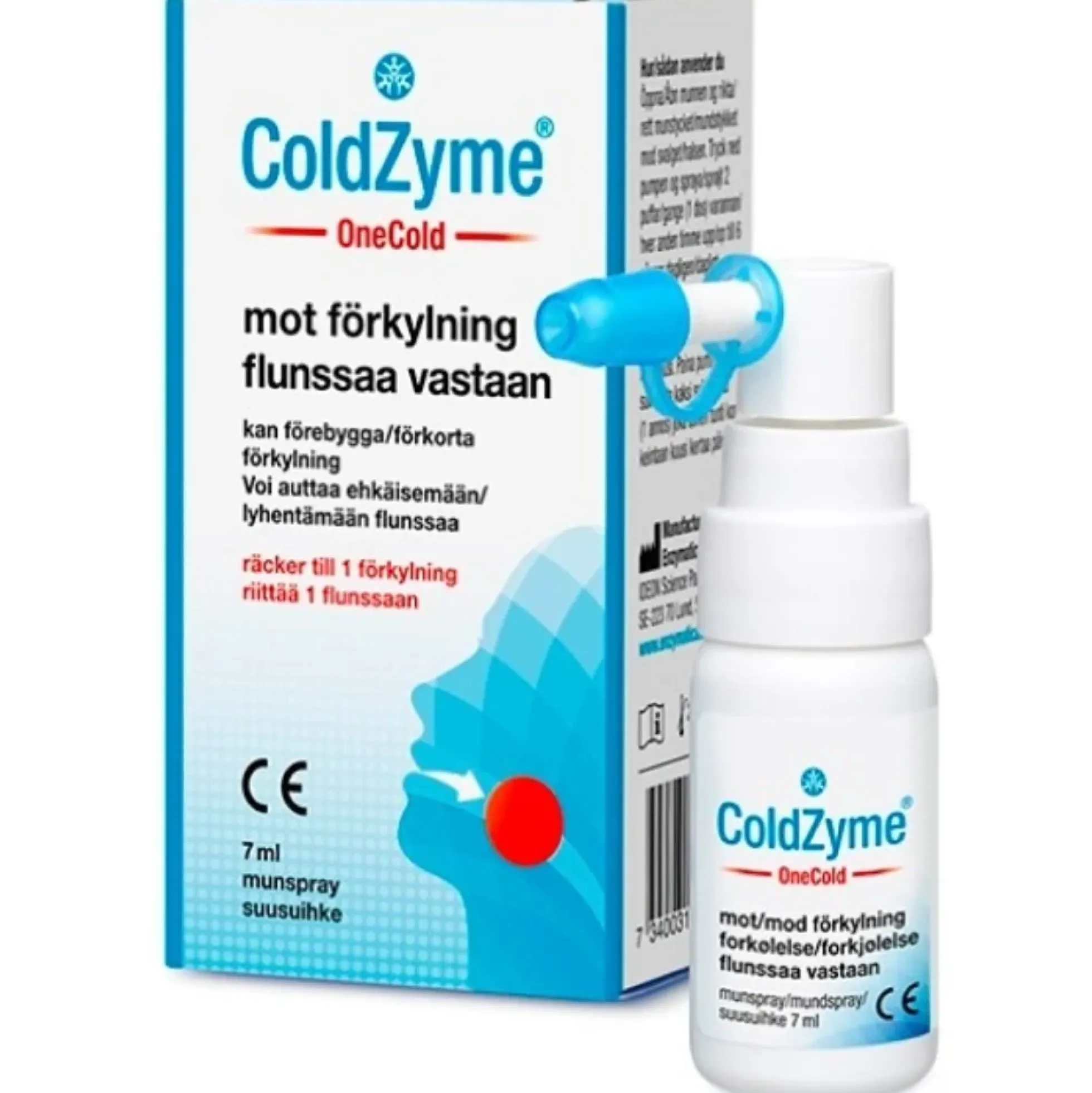 ColdZyme suusuihke flunssaa vastaan