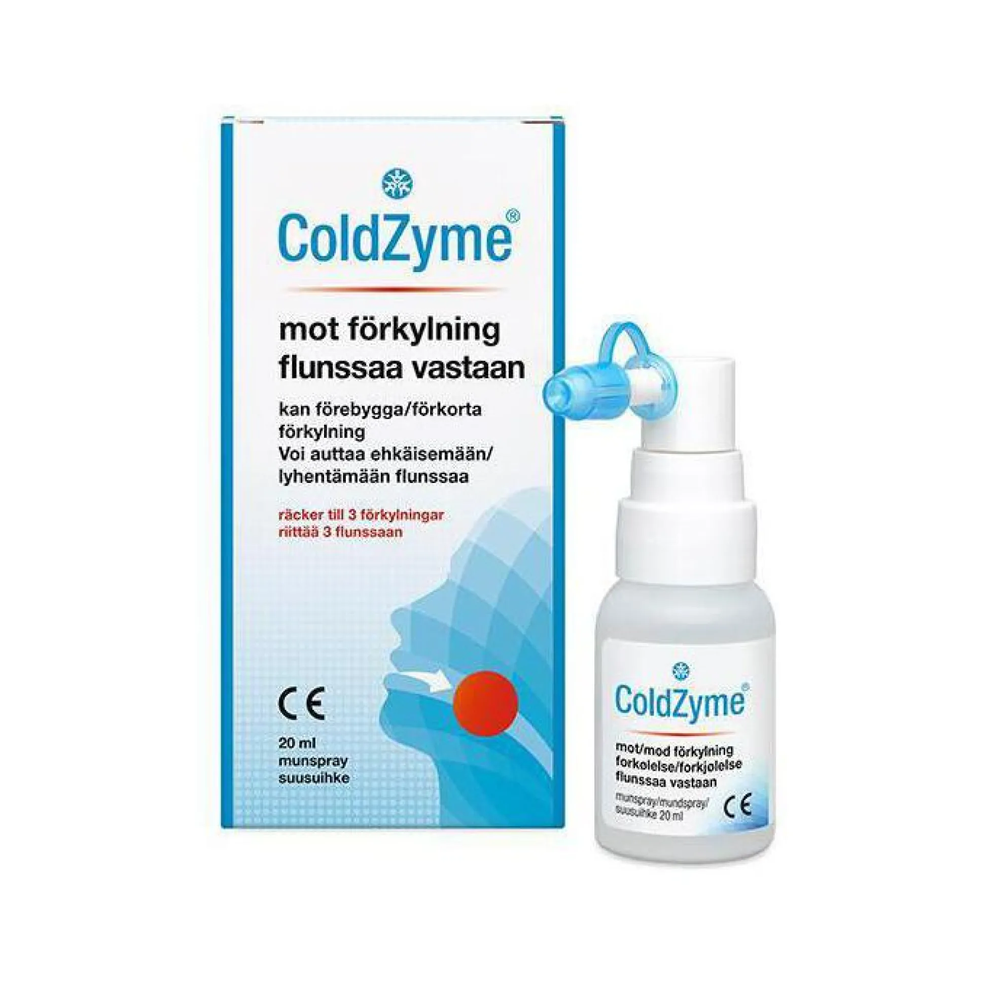 ColdZyme suusuihke flunssaa vastaan