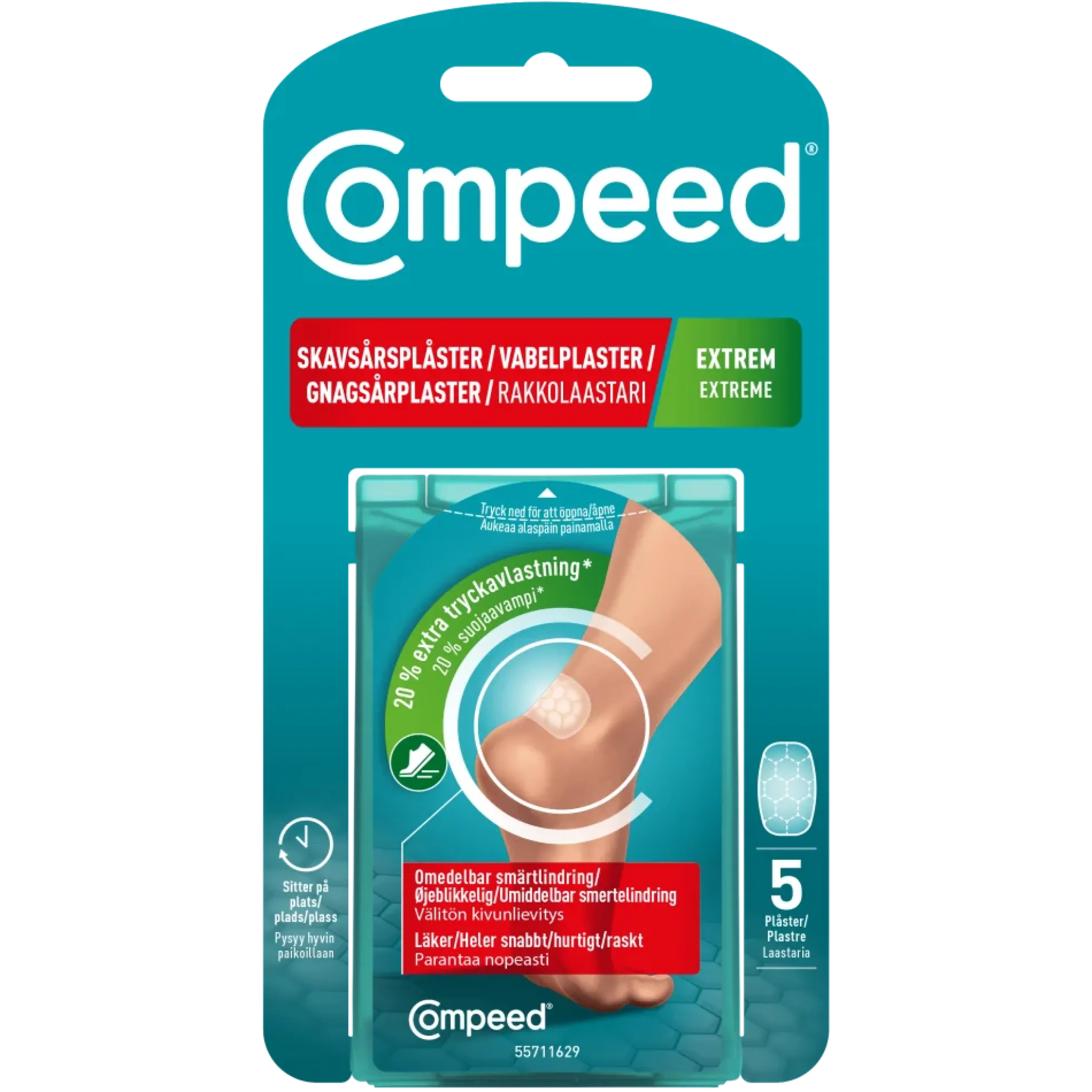 Compeed Extreme Rakkolaastari 5 kpl